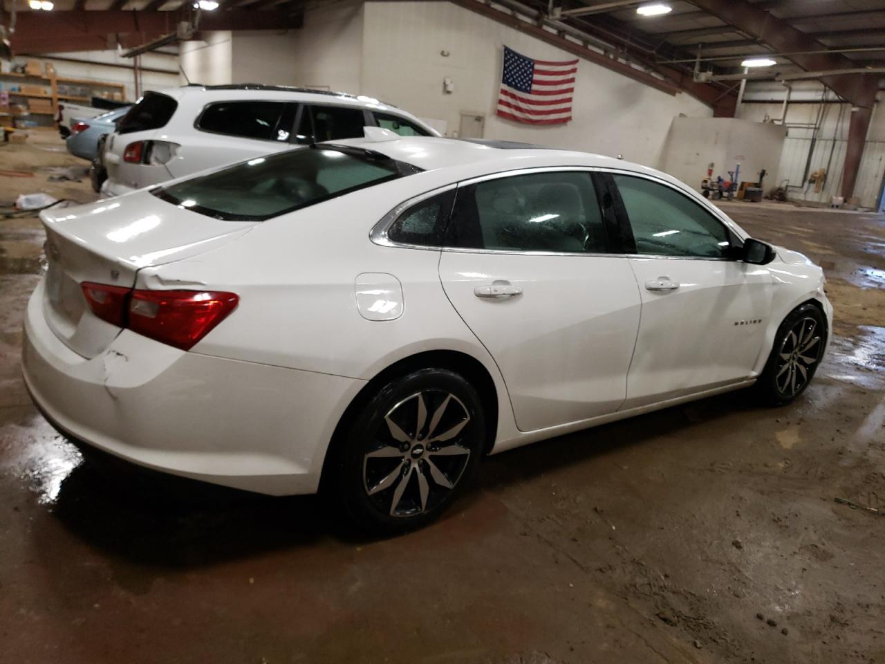 2016 Chevrolet Malibu VIN 1G1ZE5ST7GF335835 Copart auction photo, front end / side damage thumbnail 3