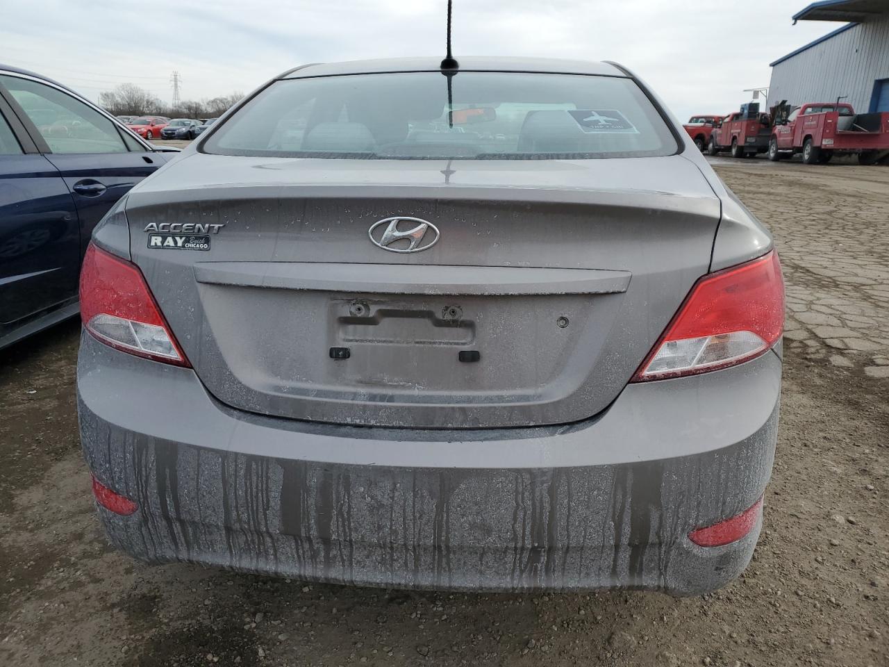 2017 Hyundai Accent VIN KMHCT4AE2HU381338 Copart auction photo, front end damage thumbnail 6
