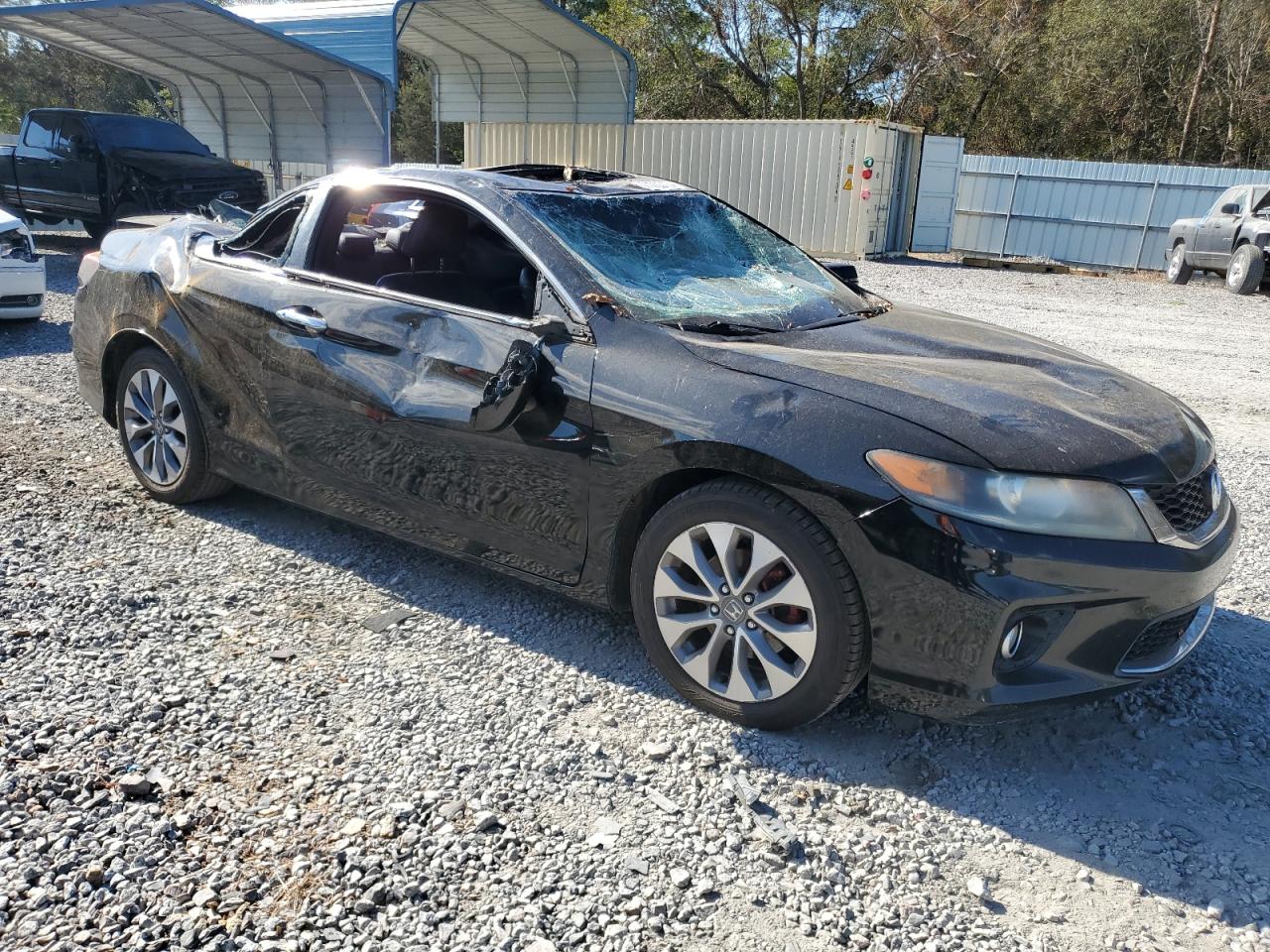 2013 Honda Accord VIN 1HGCT1B82DA002556 Copart auction photo, all over damage thumbnail 4