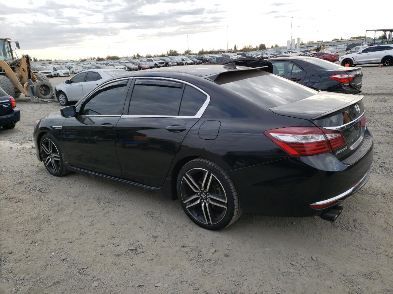 2016 Honda Accord VIN 1HGCR2F55GA136891 Copart auction photo, side damage thumbnail 2