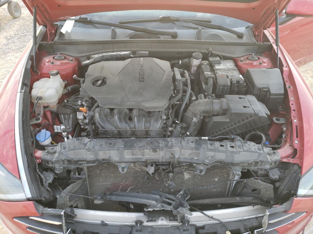 2021 Hyundai Sonata VIN 5NPEG4JAXMH105296 Copart auction photo, side damage thumbnail 15