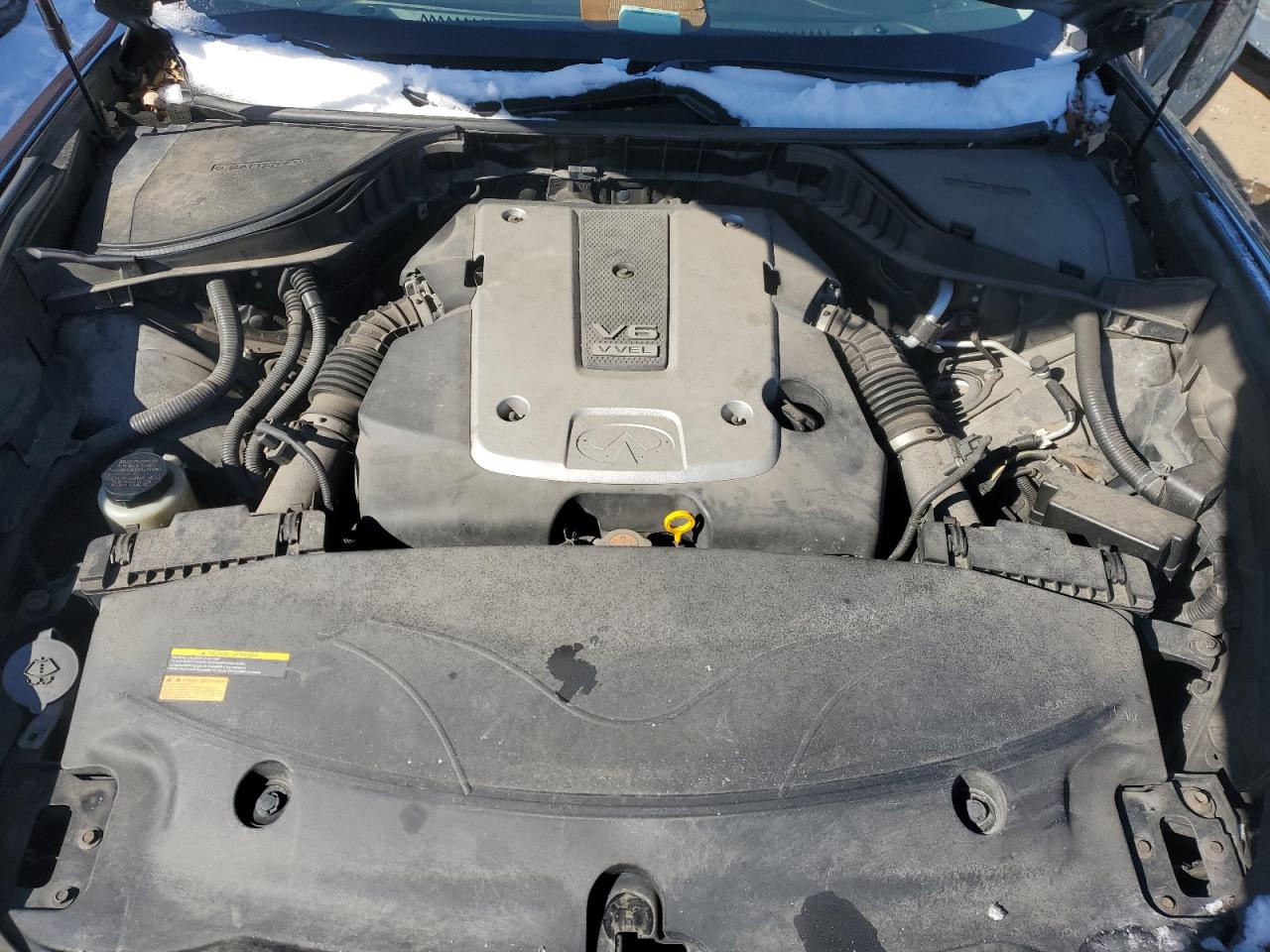 2012 Infiniti M VIN JN1BY1AR3CM394422 Copart auction photo, front end damage thumbnail 11