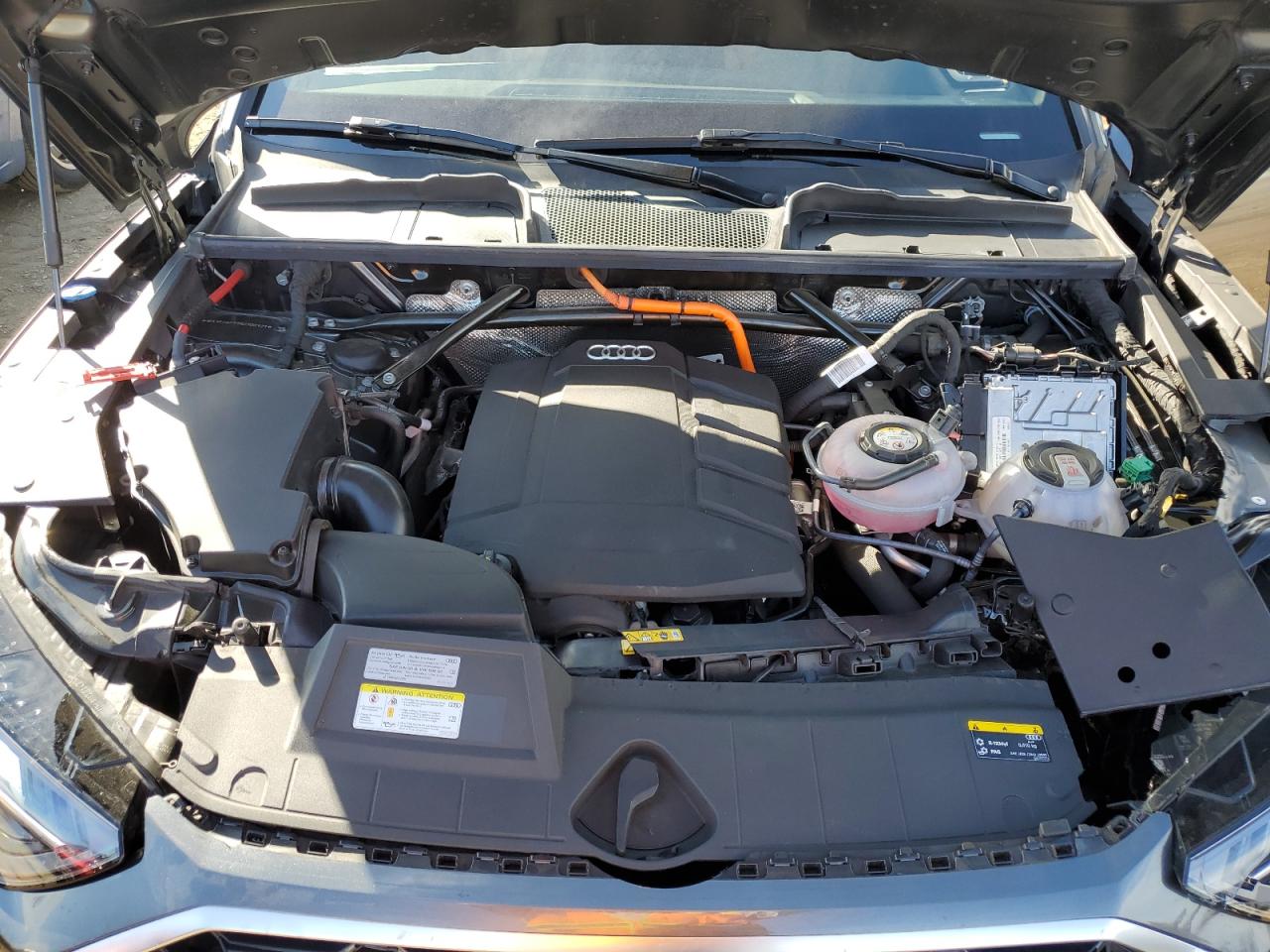 2021 Audi Q5 VIN WA1E2AFY7M2100121 Copart auction photo, front end damage thumbnail 12