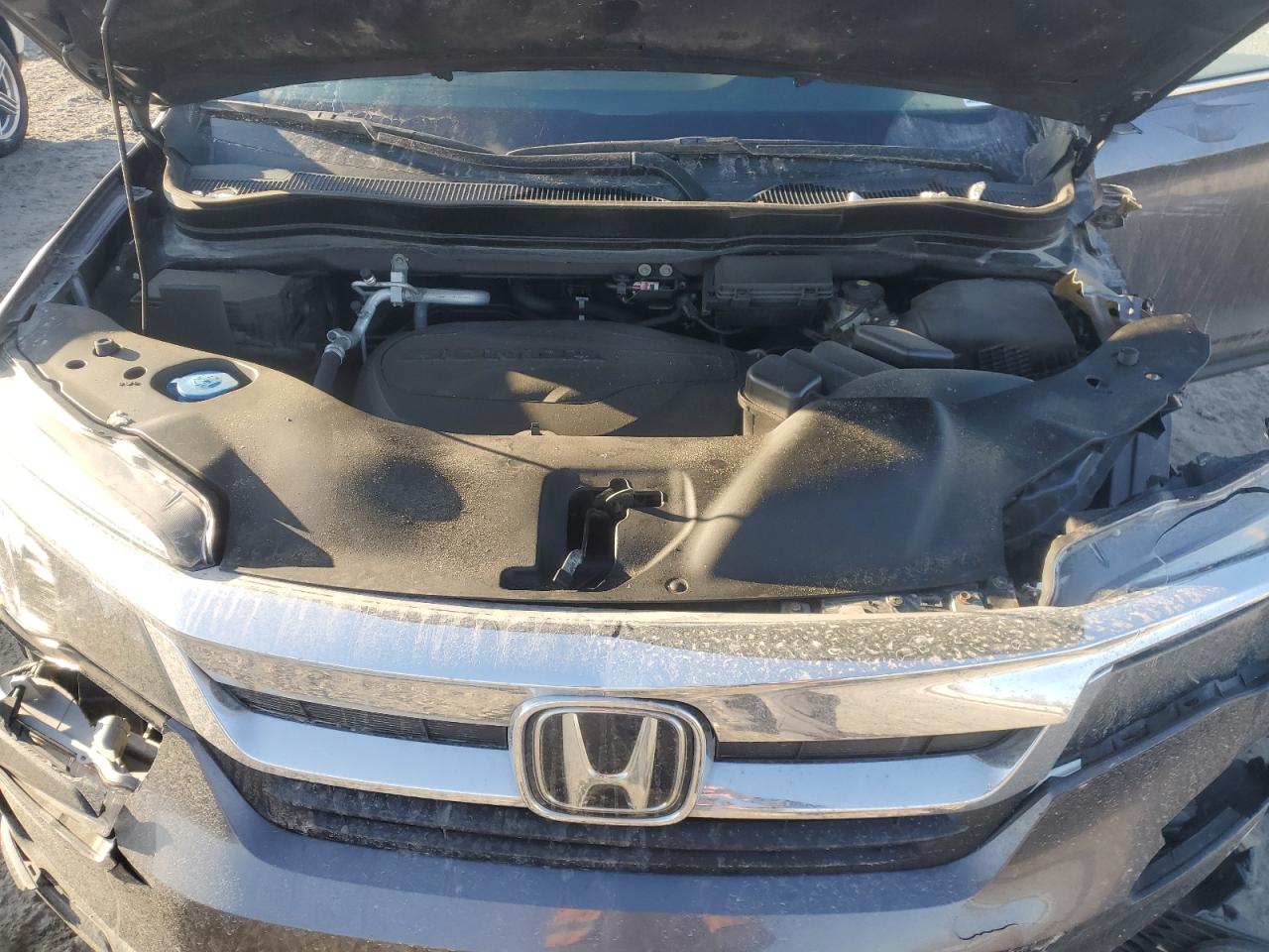 2021 Honda Pilot VIN 5FNYF6H51MB077374 Copart auction photo, front end / side damage thumbnail 12