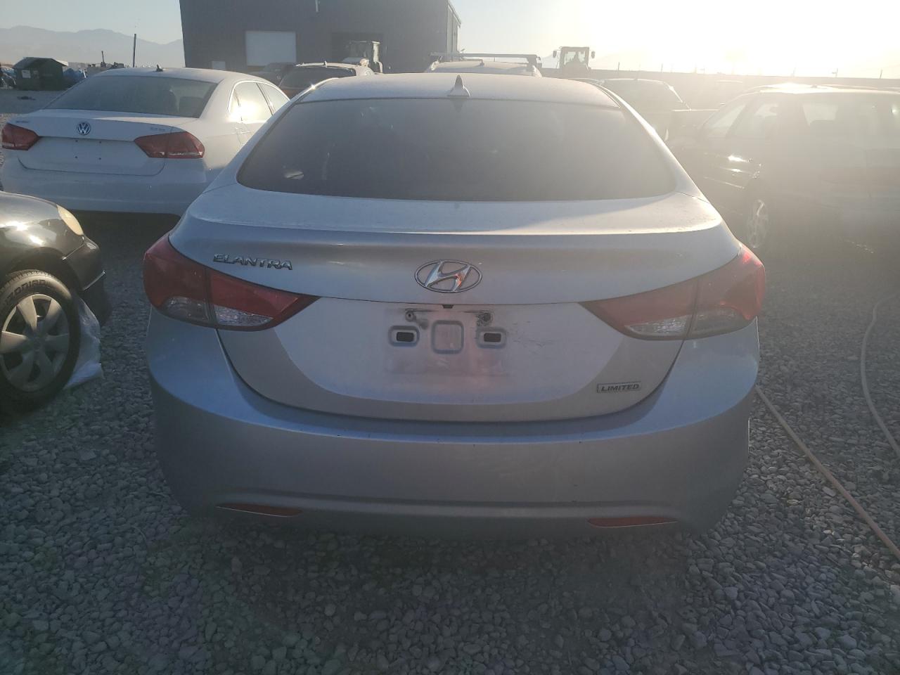 2013 Hyundai Elantra VIN KMHDH4AE8DU640303 Copart auction photo, front end damage thumbnail 6