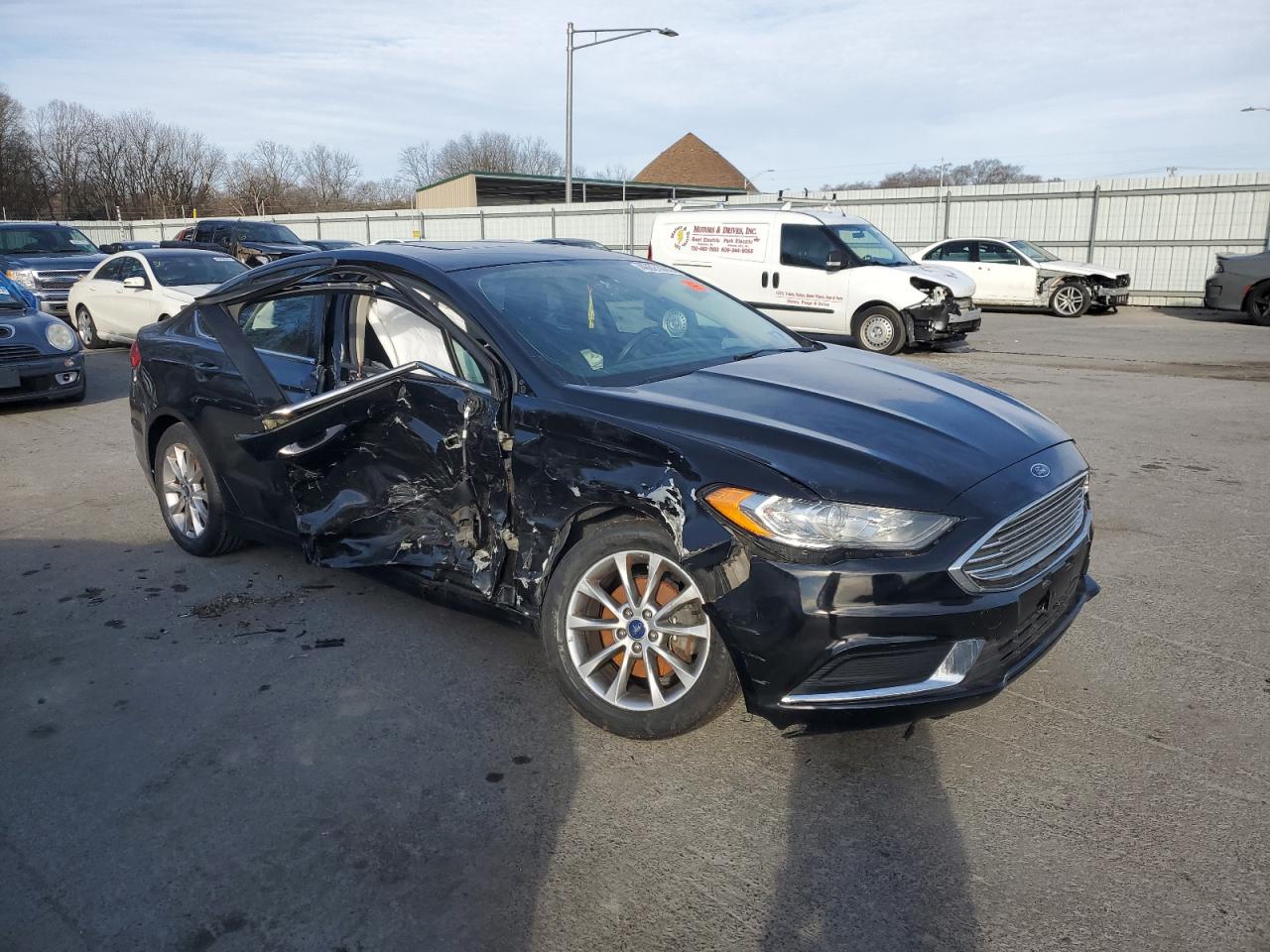 2017 Ford Fusion VIN 3FA6P0H7XHR125659 Copart auction photo, side damage thumbnail 4