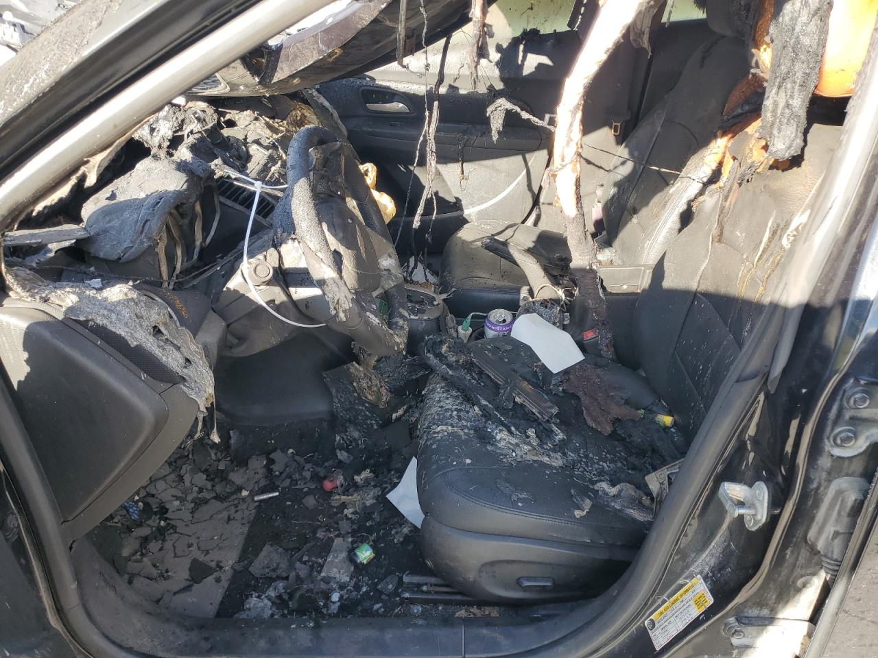 2013 Chevrolet Cruze VIN 1G1PH5SB8D7252247 Copart auction photo, burn - engine / burn damage thumbnail 7