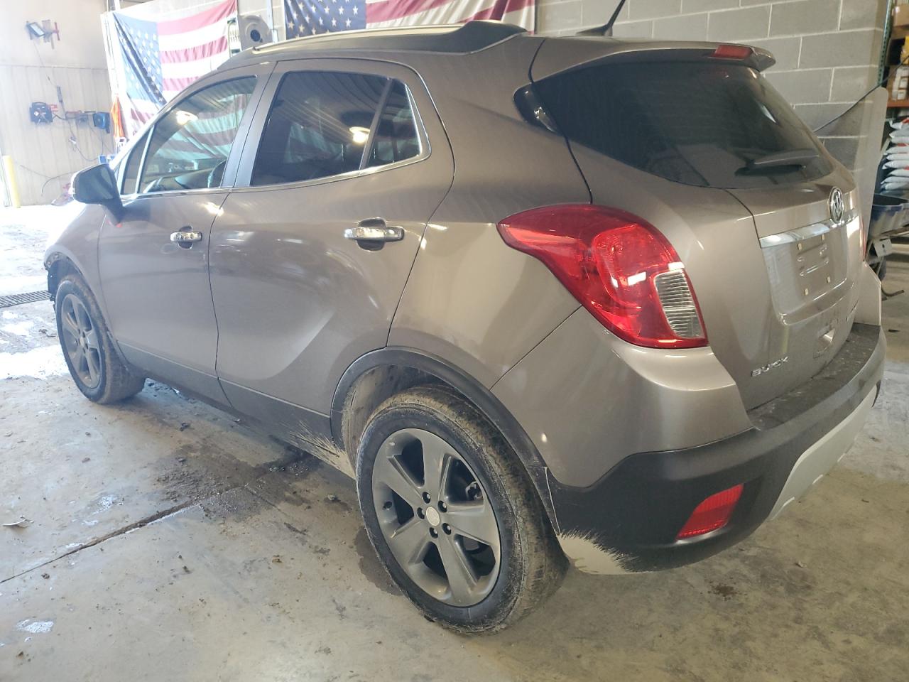 2014 Buick Encore VIN KL4CJCSB0EB710774 Copart auction photo, front end damage thumbnail 2