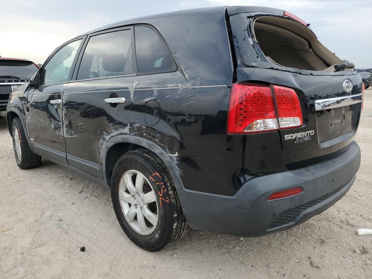 2011 KIA Sorento VIN 5XYKTCA14BG014960 Copart auction photo, rollover damage thumbnail 2