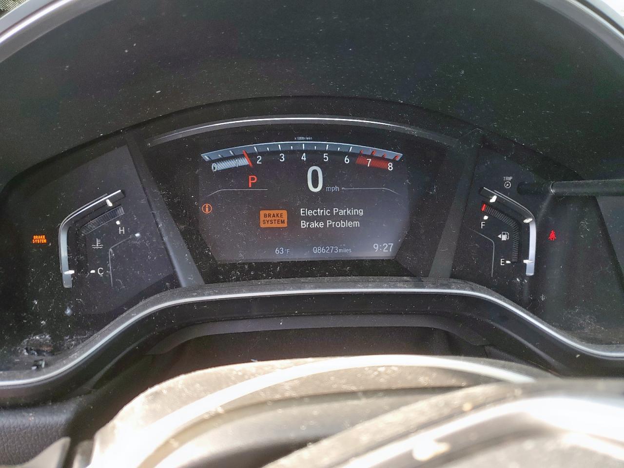 2019 Honda CR-V VIN 5J6RW2H85KA009070 Copart auction photo, biohazard/chemical / hail damage thumbnail 9