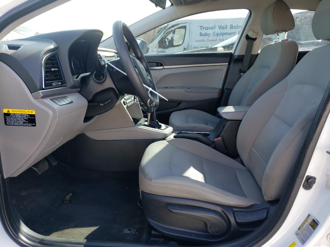 2017 Hyundai Elantra VIN 5NPD74LFXHH151754 Copart auction photo, front end / hail damage thumbnail 7
