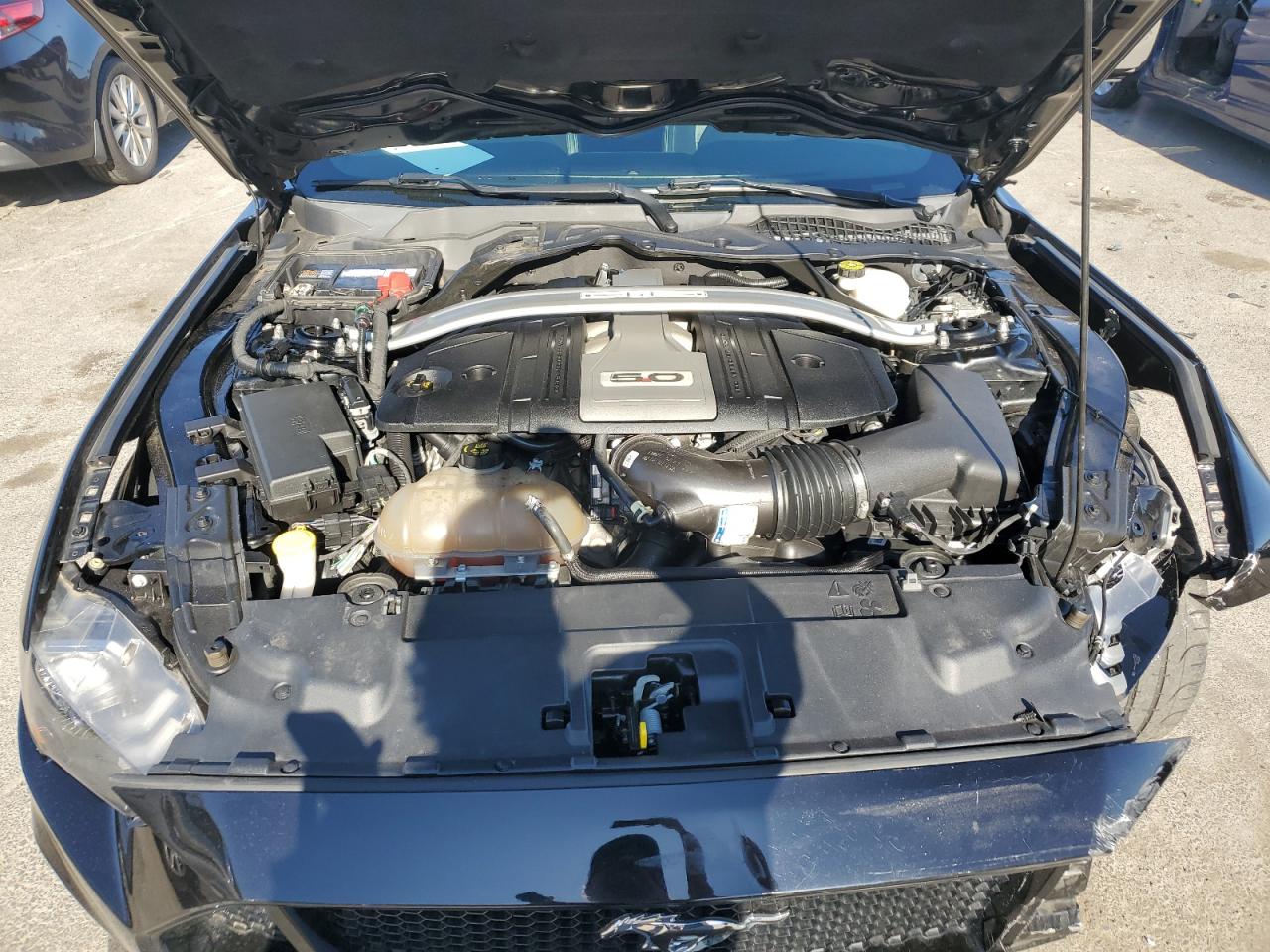 2019 Ford Mustang VIN 1FA6P8CF2K5147145 Copart auction photo, front end / rear end damage thumbnail 11