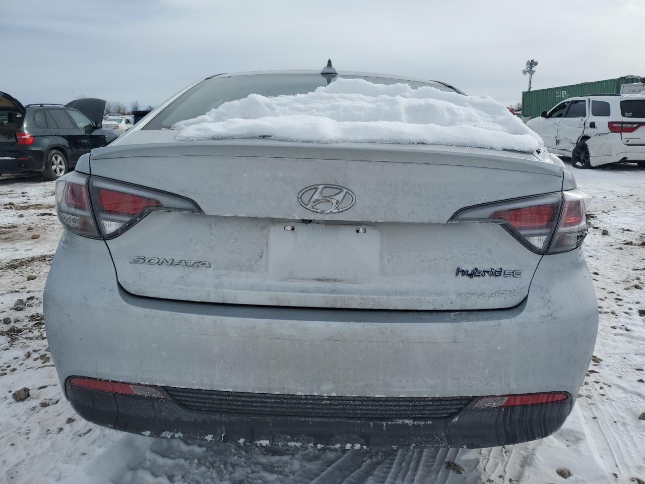 2017 Hyundai Sonata VIN KMHE24L31HA074137 Copart auction photo, front end / mechanical damage thumbnail 6