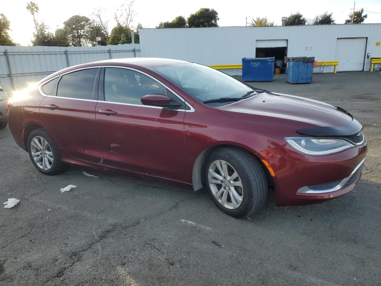 2016 Chrysler 200 VIN 1C3CCCAB8GN109720 Copart auction photo, side damage thumbnail 4