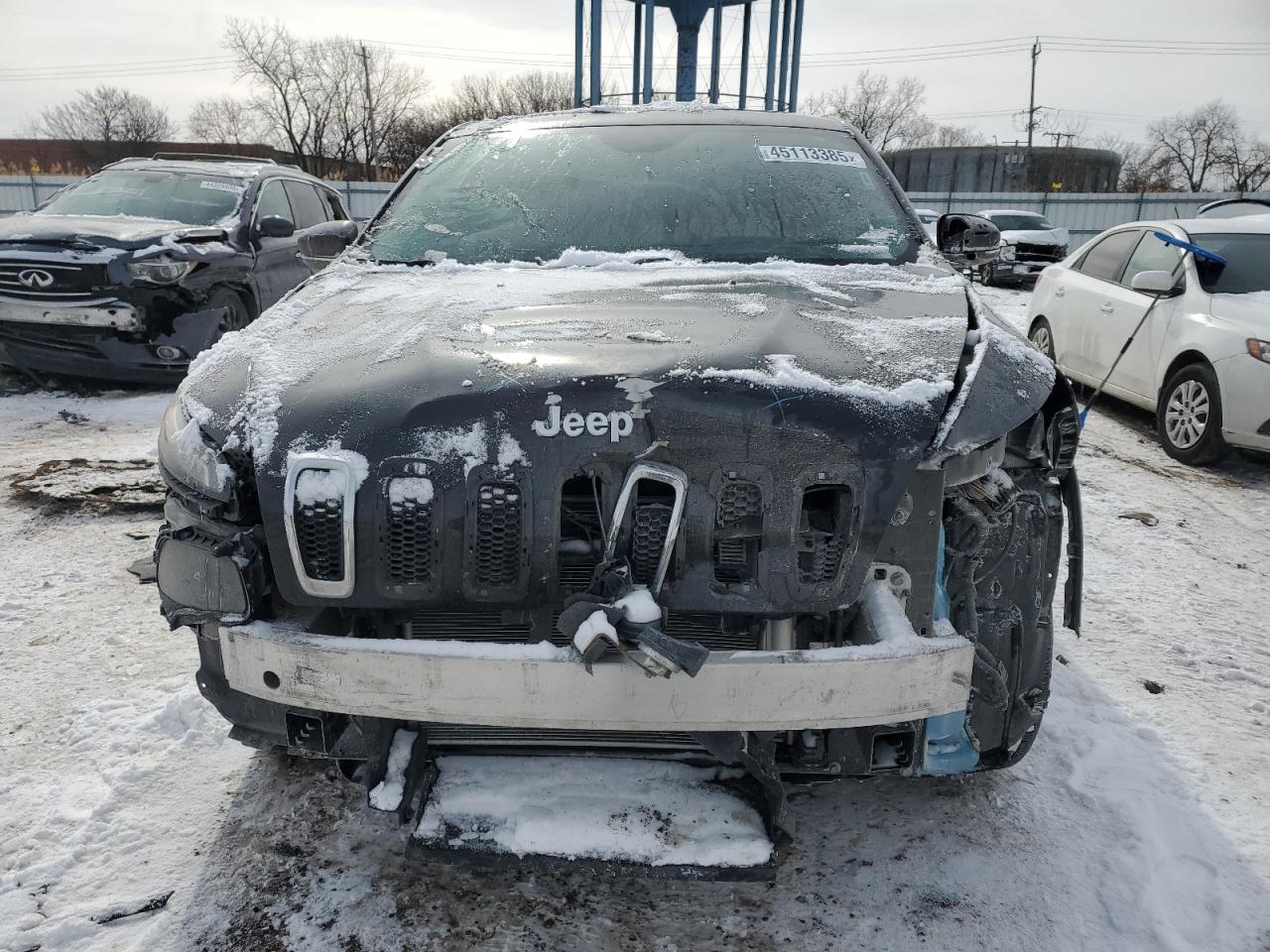2016 Jeep Grand Cherokee VIN 1C4PJMAB9GW277403 Copart auction photo, front end damage thumbnail 5