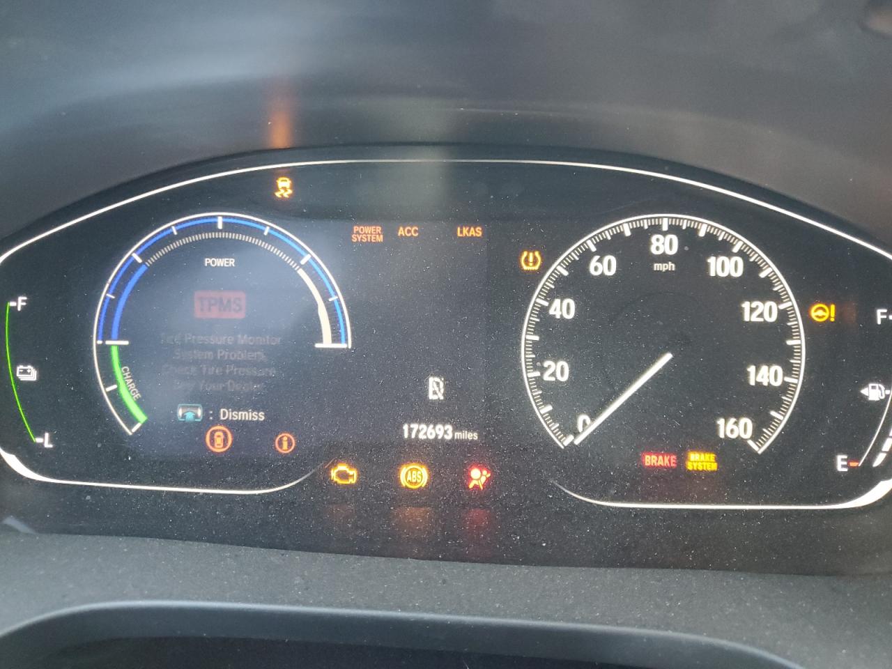 2022 Honda Insight VIN 19XZE4F50NE014983 Copart auction photo, all over damage thumbnail 9