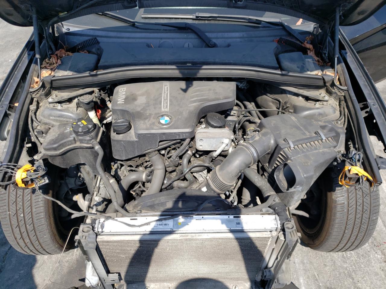 2014 BMW X1 VIN WBAVM1C5XEVW56656 Copart auction photo, front end damage thumbnail 11
