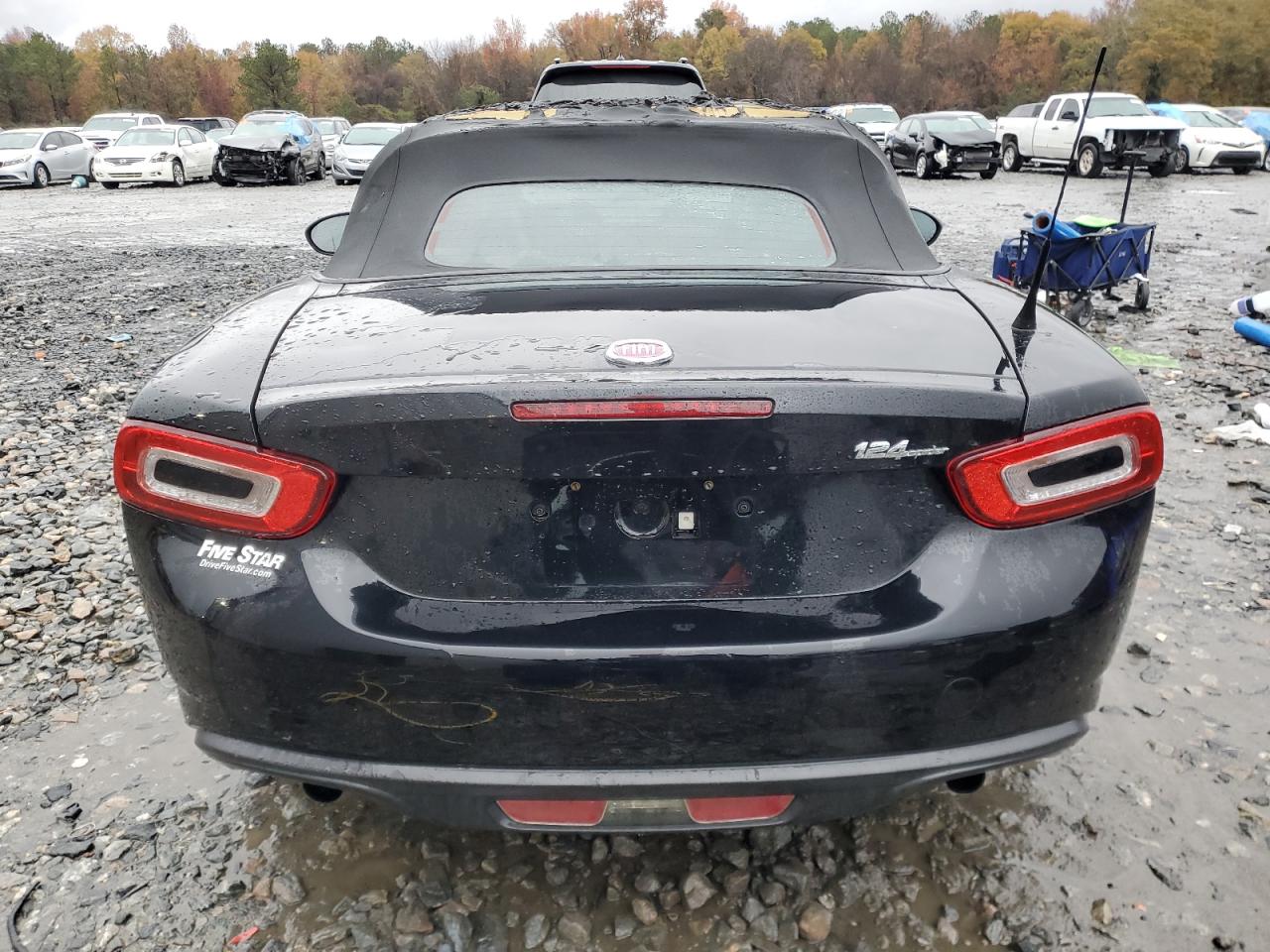2018 Fiat 124 Spider VIN JC1NFAEK4J0139793 Copart auction photo, burn damage thumbnail 6