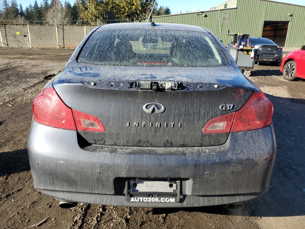 2011 Infiniti G VIN JN1CV6AP6BM301769 Copart auction photo, front end damage thumbnail 6