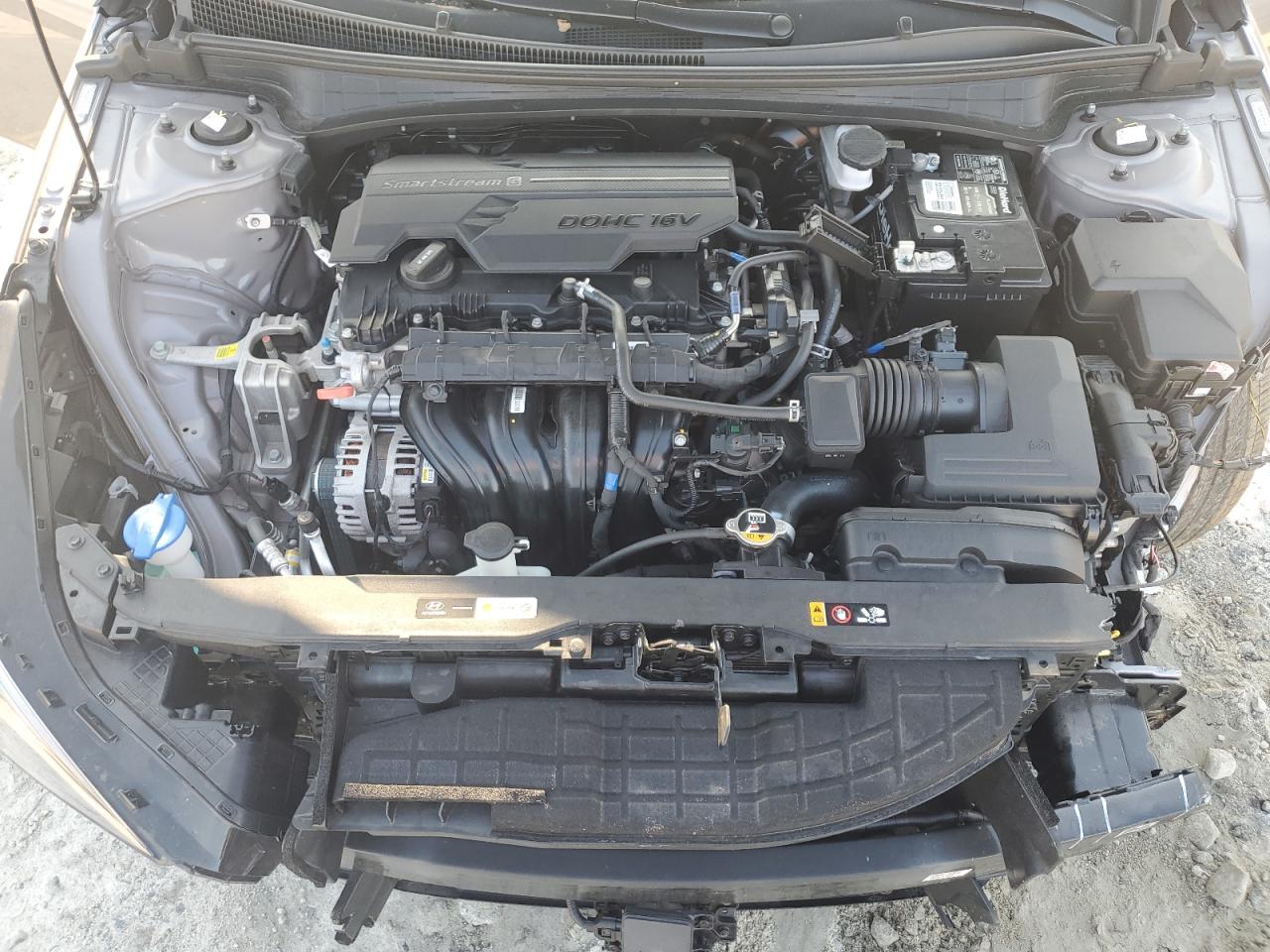 2022 Hyundai Elantra VIN KMHLP4AGXNU365356 Copart auction photo, all over damage thumbnail 11