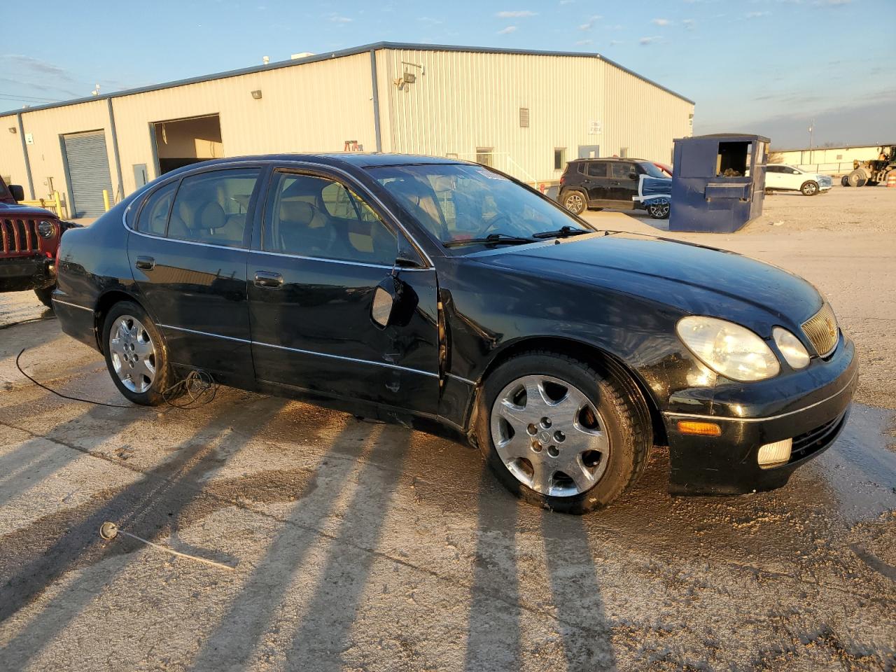 2004 Lexus GS 300 VIN JT8BD69S240200709 Copart auction photo, side / front end damage thumbnail 4