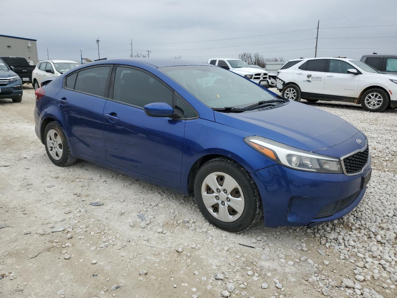 2017 KIA Forte VIN 3KPFK4A70HE066557 Copart auction photo, rear end / hail damage thumbnail 4