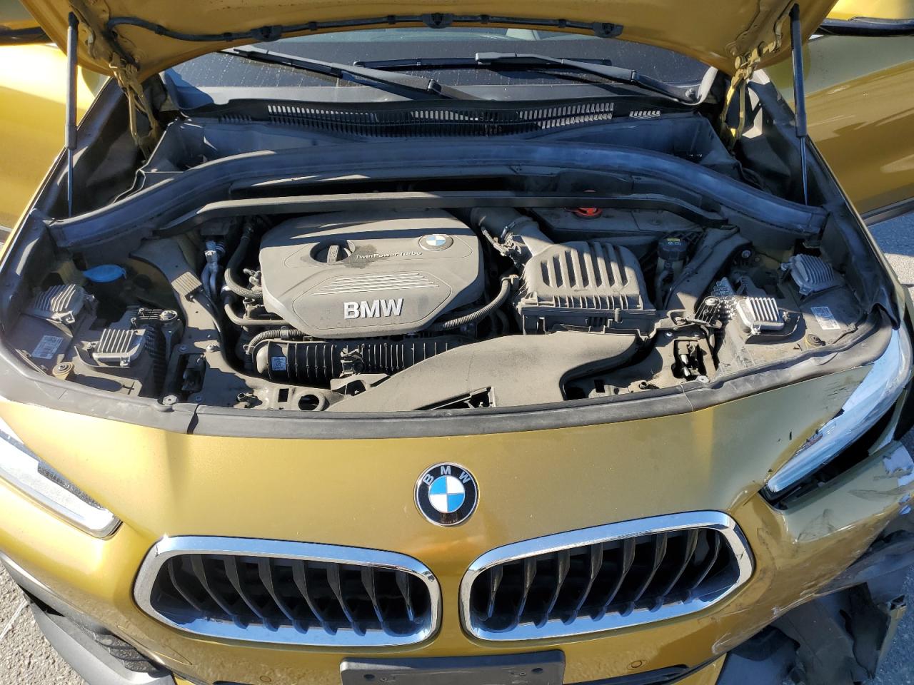 2018 BMW X2 VIN WBXYJ3C35JEJ64956 Copart auction photo, front end damage thumbnail 13