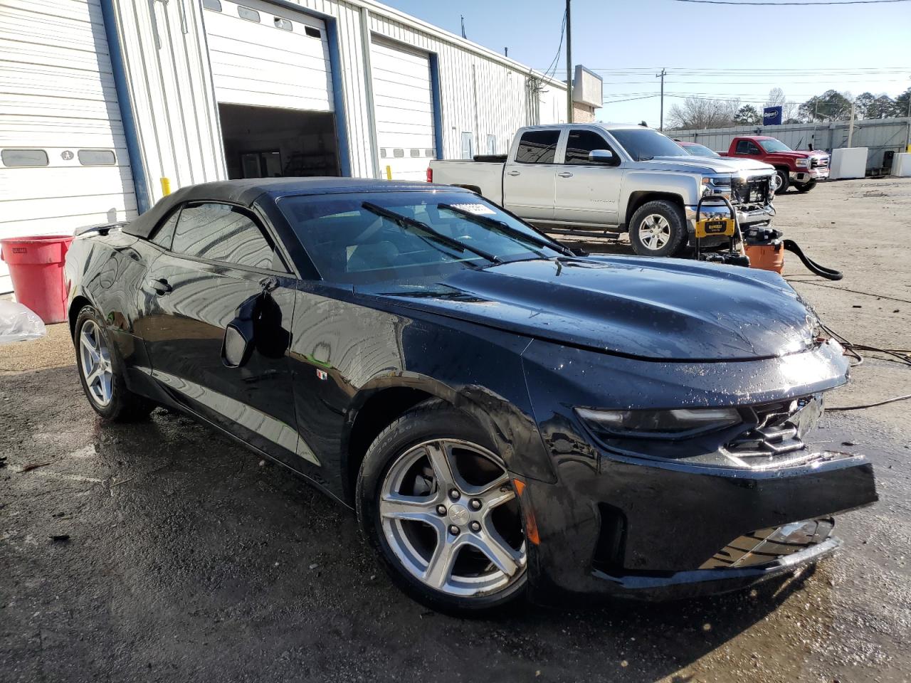2020 Chevrolet Camaro VIN 1G1FB3DS3L0105484 Copart auction photo, front end / side damage thumbnail 4