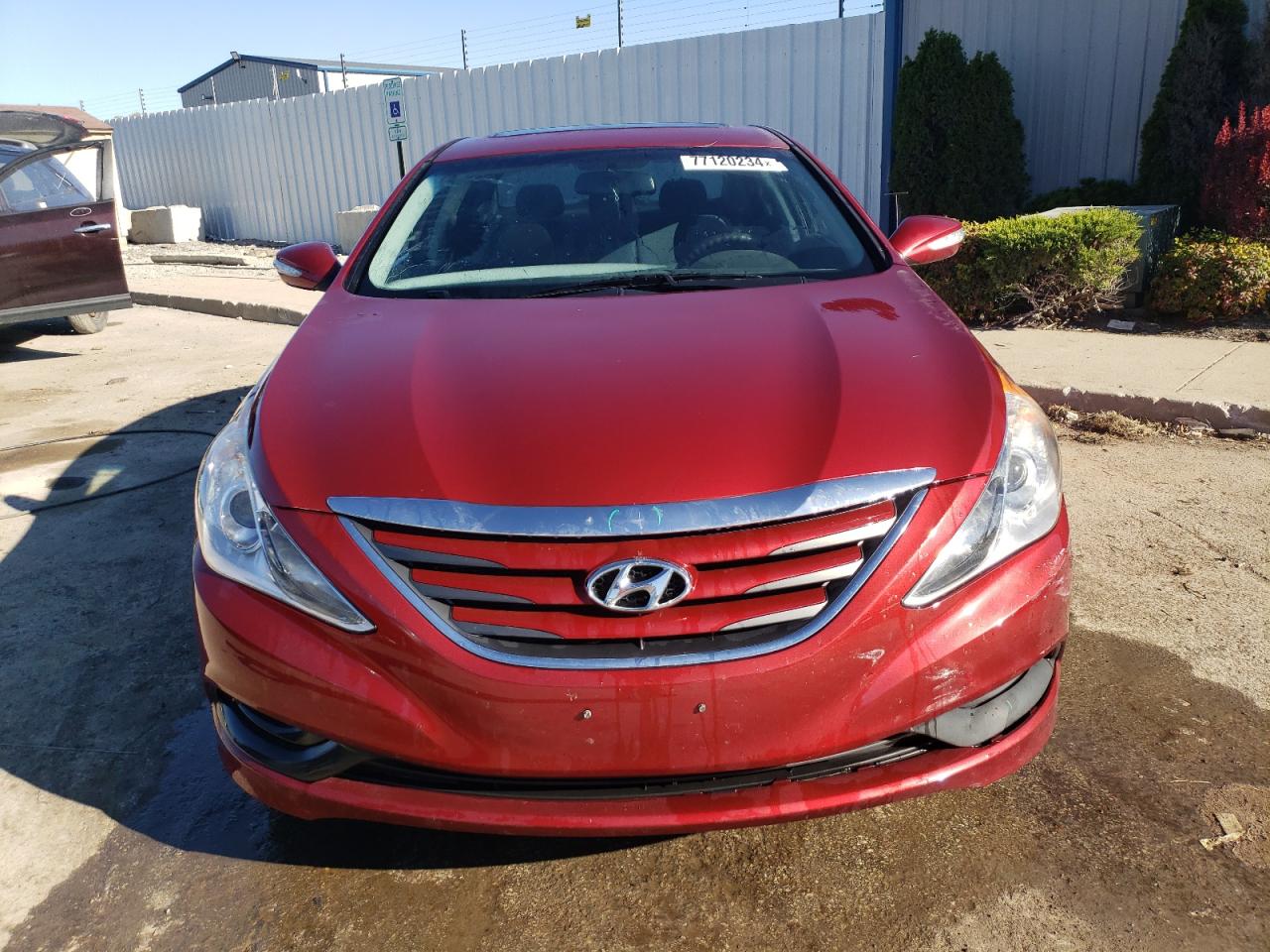 2014 Hyundai Sonata VIN 5NPEB4AC7EH893035 Copart auction photo, vandalism damage thumbnail 5