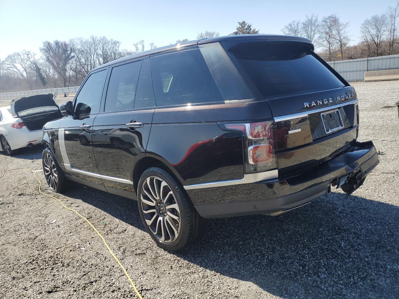 2018 Land Rover Range Rover VIN SALGV2RE0JA515305 Copart auction photo, side damage thumbnail 2