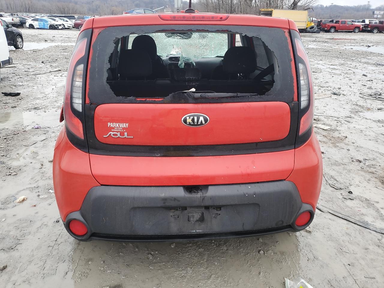 2015 KIA Soul VIN KNDJP3A51F7791585 Copart auction photo, all over damage thumbnail 6