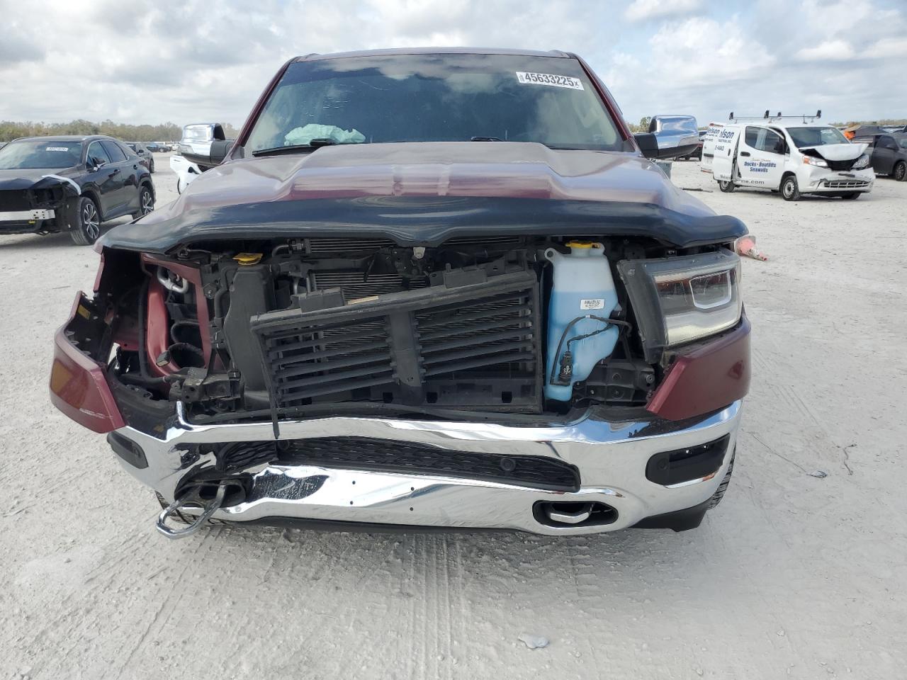 2019 RAM 1500 VIN 1C6SRFJT7KN759932 Copart auction photo, front end damage thumbnail 5