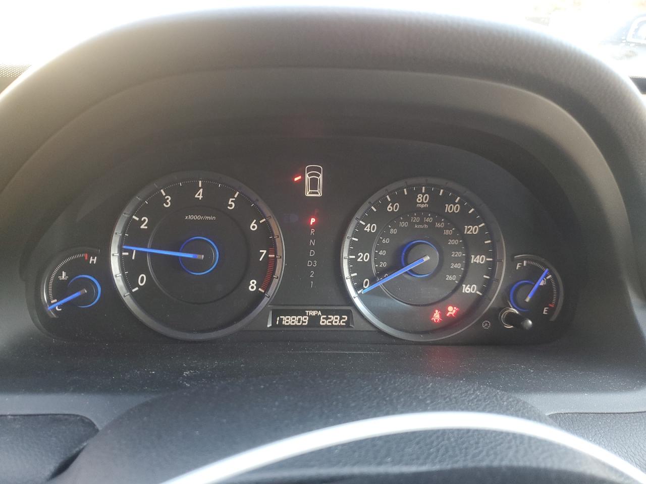 2012 Honda Crosstour VIN 5J6TF1H3XCL000648 Copart auction photo, front end damage thumbnail 9