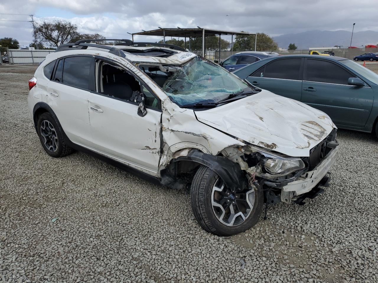 2017 Subaru XV VIN JF2GPANC5HH236872 Copart auction photo, rollover damage thumbnail 4