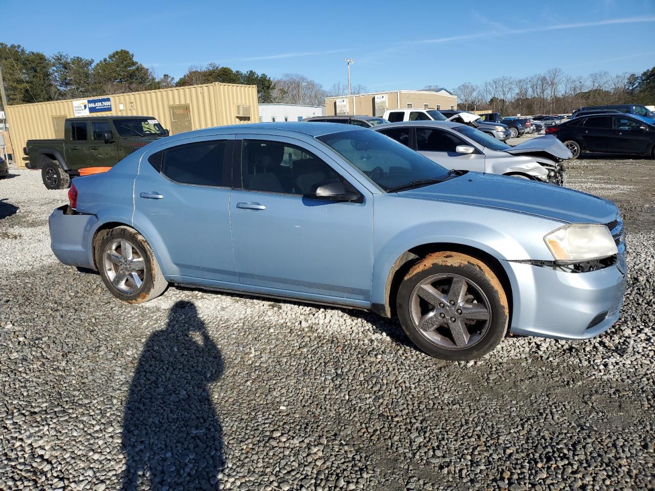 2013 Dodge Avenger VIN 1C3CDZAB0DN688374 Copart auction photo, rear end / front end damage thumbnail 4