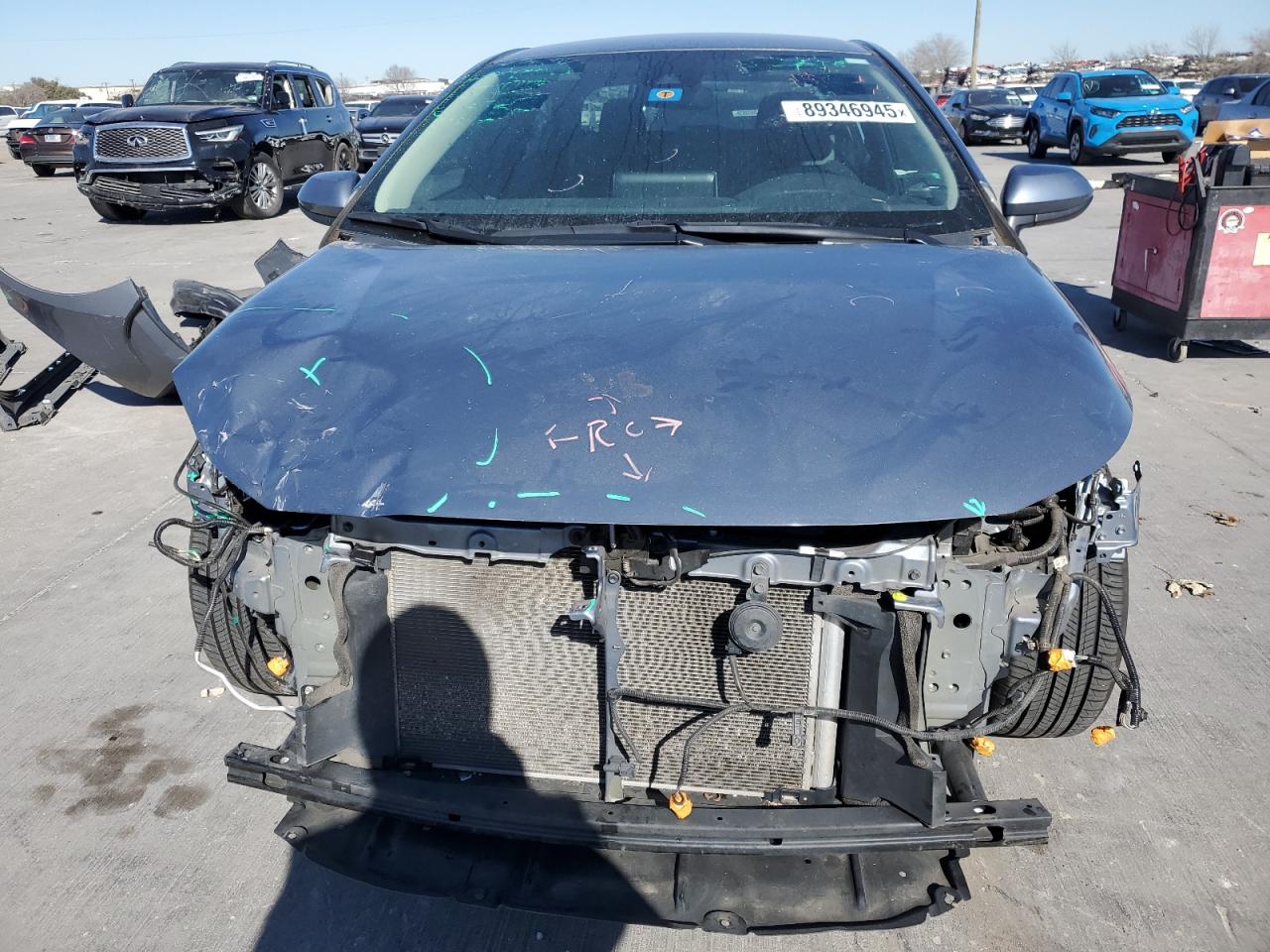2021 Toyota Corolla VIN 5YFEPMAE1MP251110 Copart auction photo, front end damage thumbnail 5