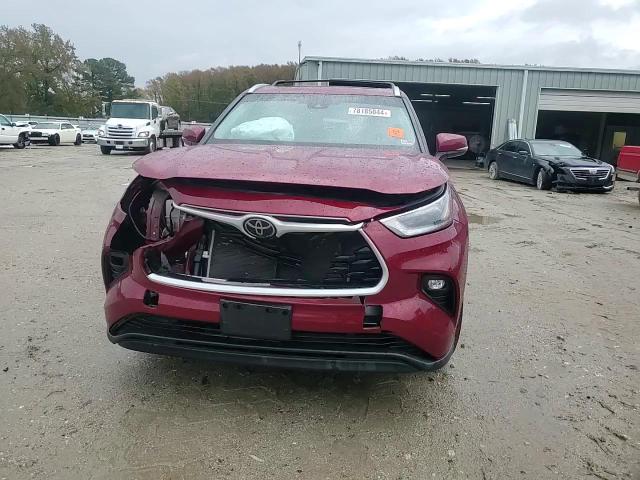 2021 Toyota Highlander VIN 5TDGZRBH8MS545894 Copart auction photo, front end damage thumbnail 11