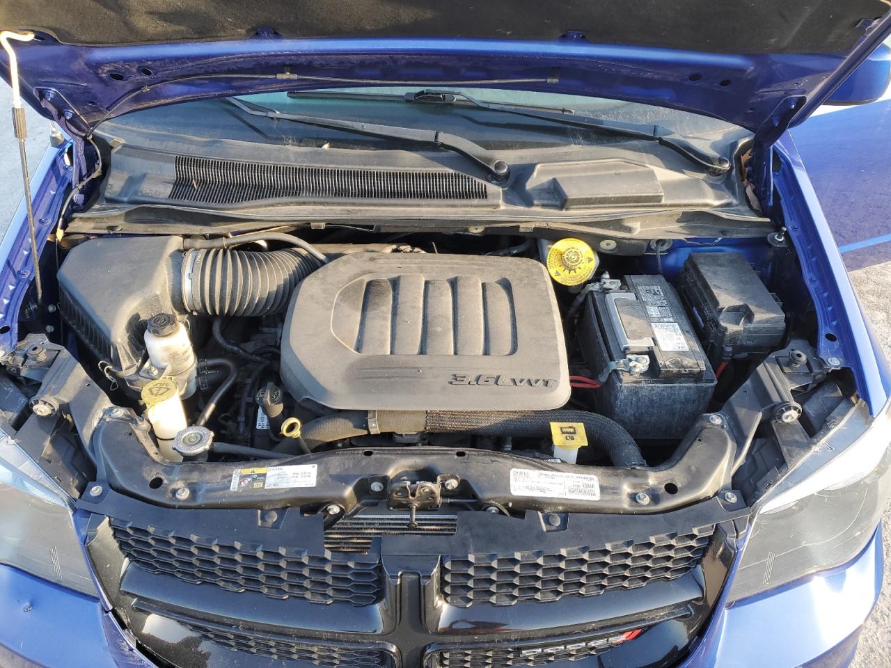 2019 Dodge Caravan VIN 2C4RDGBG8KR634132 Copart auction photo, rear end damage thumbnail 13