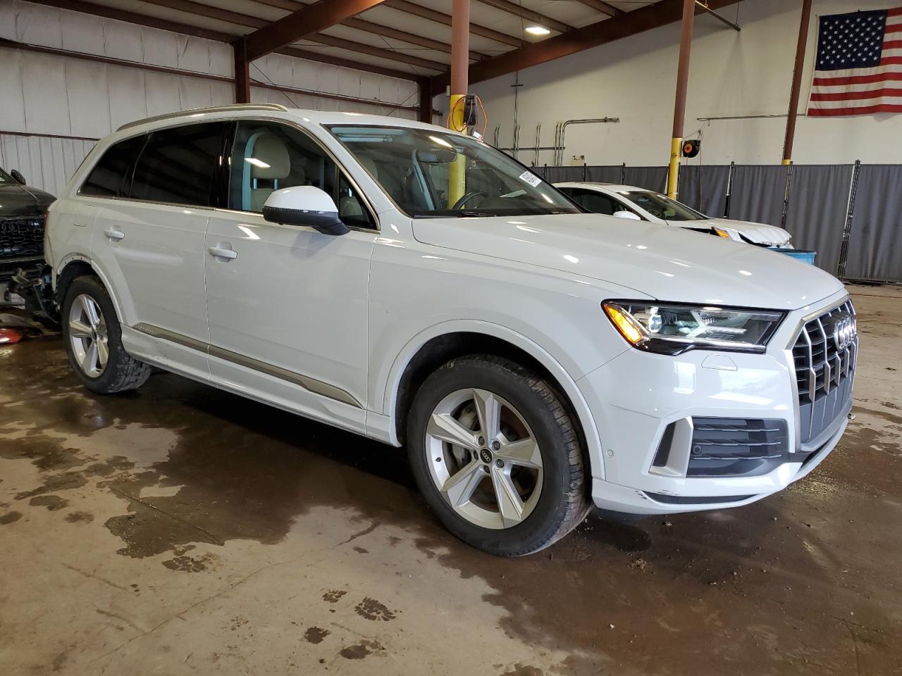 2021 Audi Q7 VIN WA1LJAF71MD027642 Copart auction photo, front end / rear end damage thumbnail 4