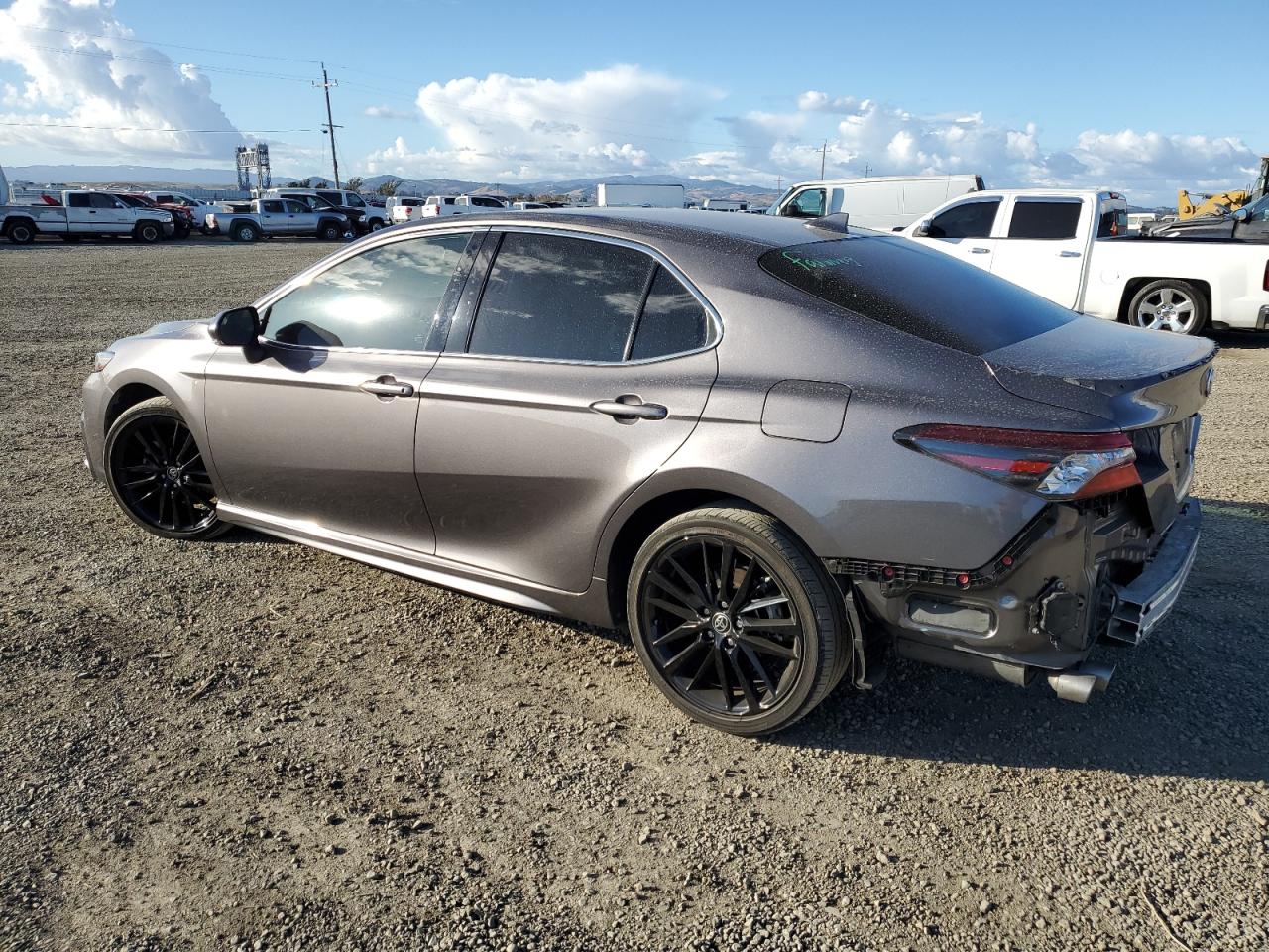 2022 Toyota Camry VIN 4T1K61AK9NU709731 Copart auction photo, side damage thumbnail 2