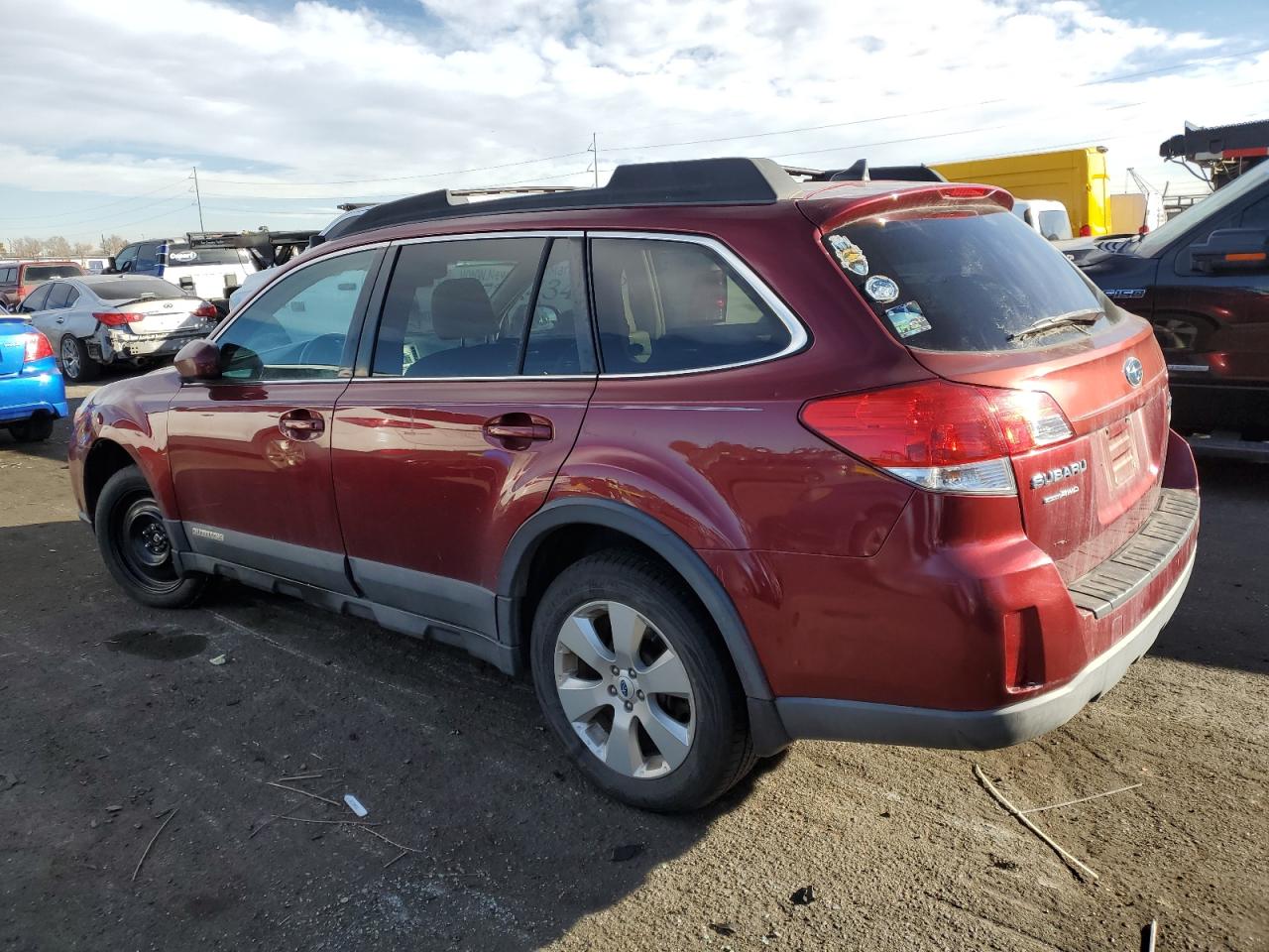2011 Subaru Outback VIN 4S4BRBJC9B3447832 Copart auction photo, front end damage thumbnail 2