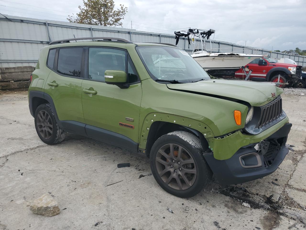2016 Jeep Renegade VIN ZACCJBBT7GPD87261 Copart auction photo, front end damage thumbnail 4