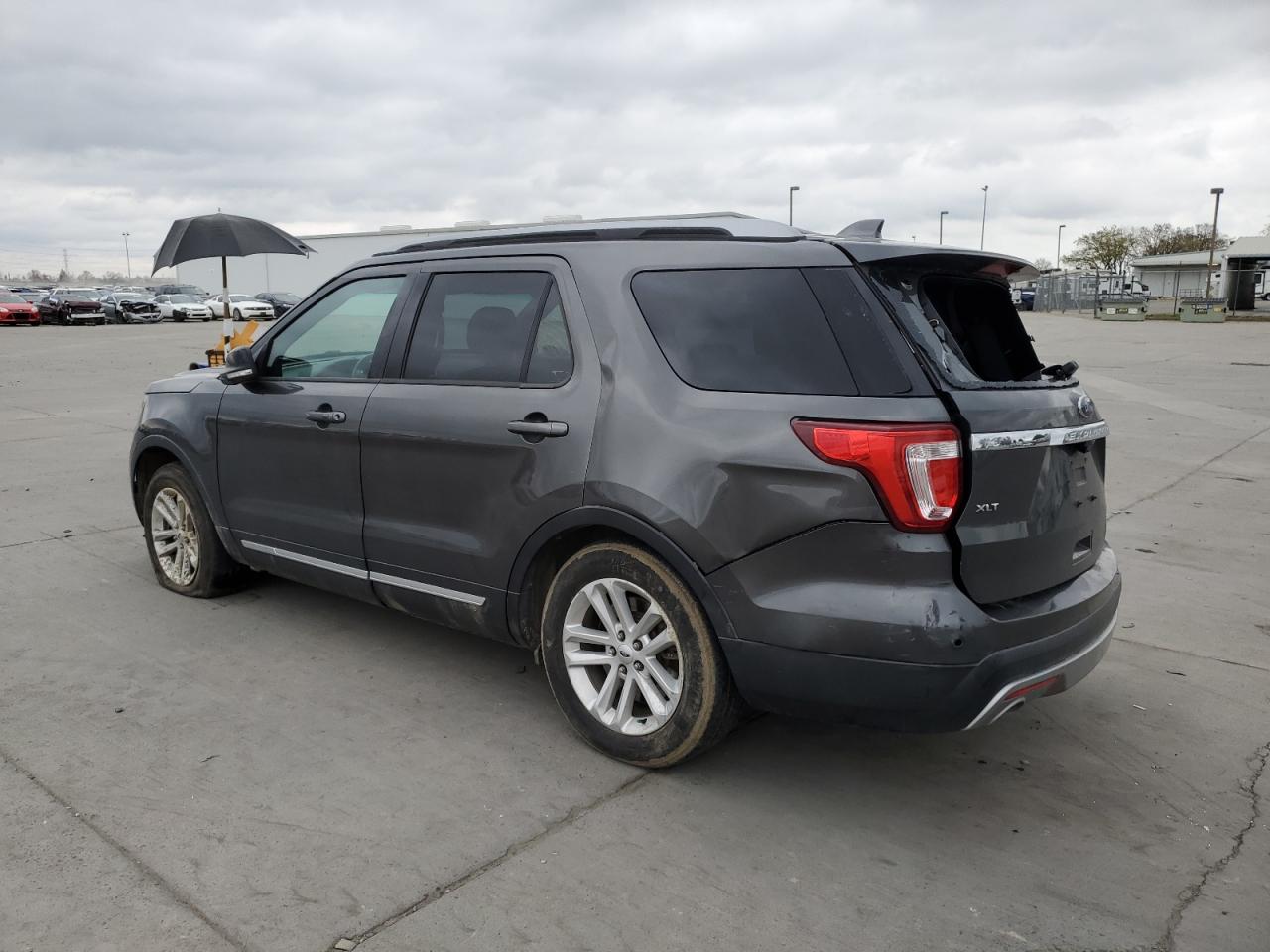 2016 Ford Explorer VIN 1FM5K7D8XGGA26224 Copart auction photo, rear end / front end damage thumbnail 2