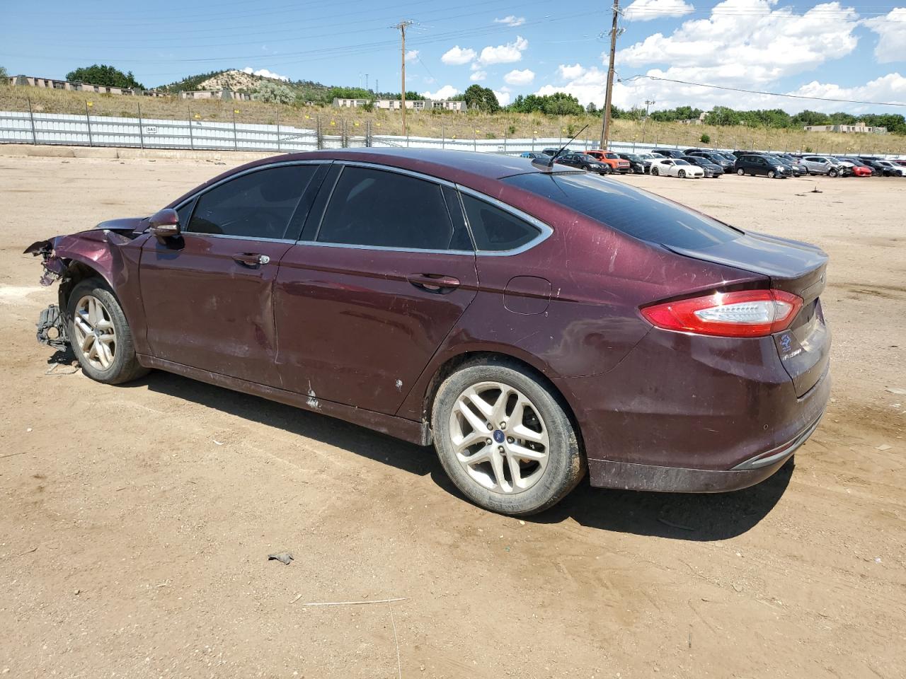 2013 Ford Fusion VIN 3FA6P0HR2DR195636 Copart auction photo, front end / side damage thumbnail 2