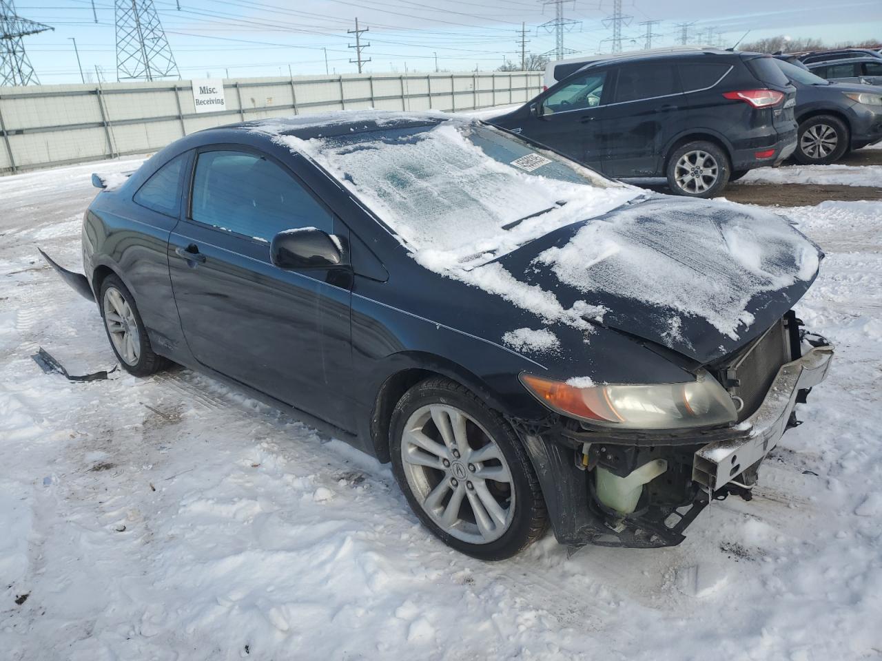 2008 Honda Civic VIN 2HGFG21588H708260 Copart auction photo, front end / minor dent/scratches damage thumbnail 4