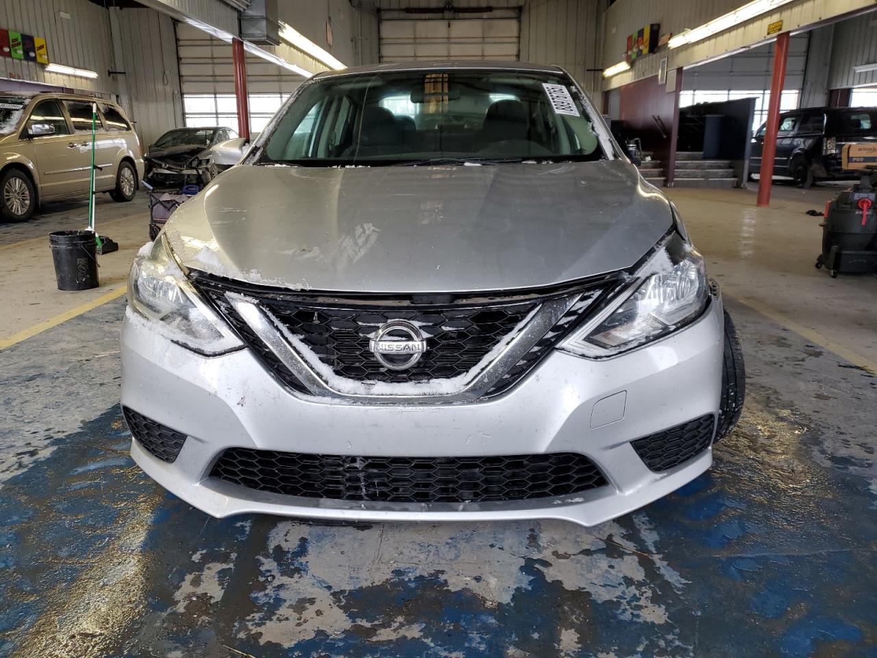 2016 Nissan Sentra VIN 3N1AB7AP0GY240722 Copart auction photo, front end / side damage thumbnail 5