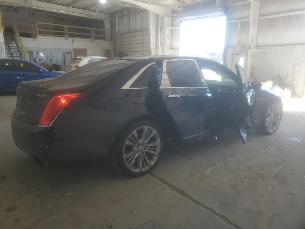 2016 Cadillac CT6 VIN 1G6KK5R6XGU157290 Copart auction photo, side damage thumbnail 3