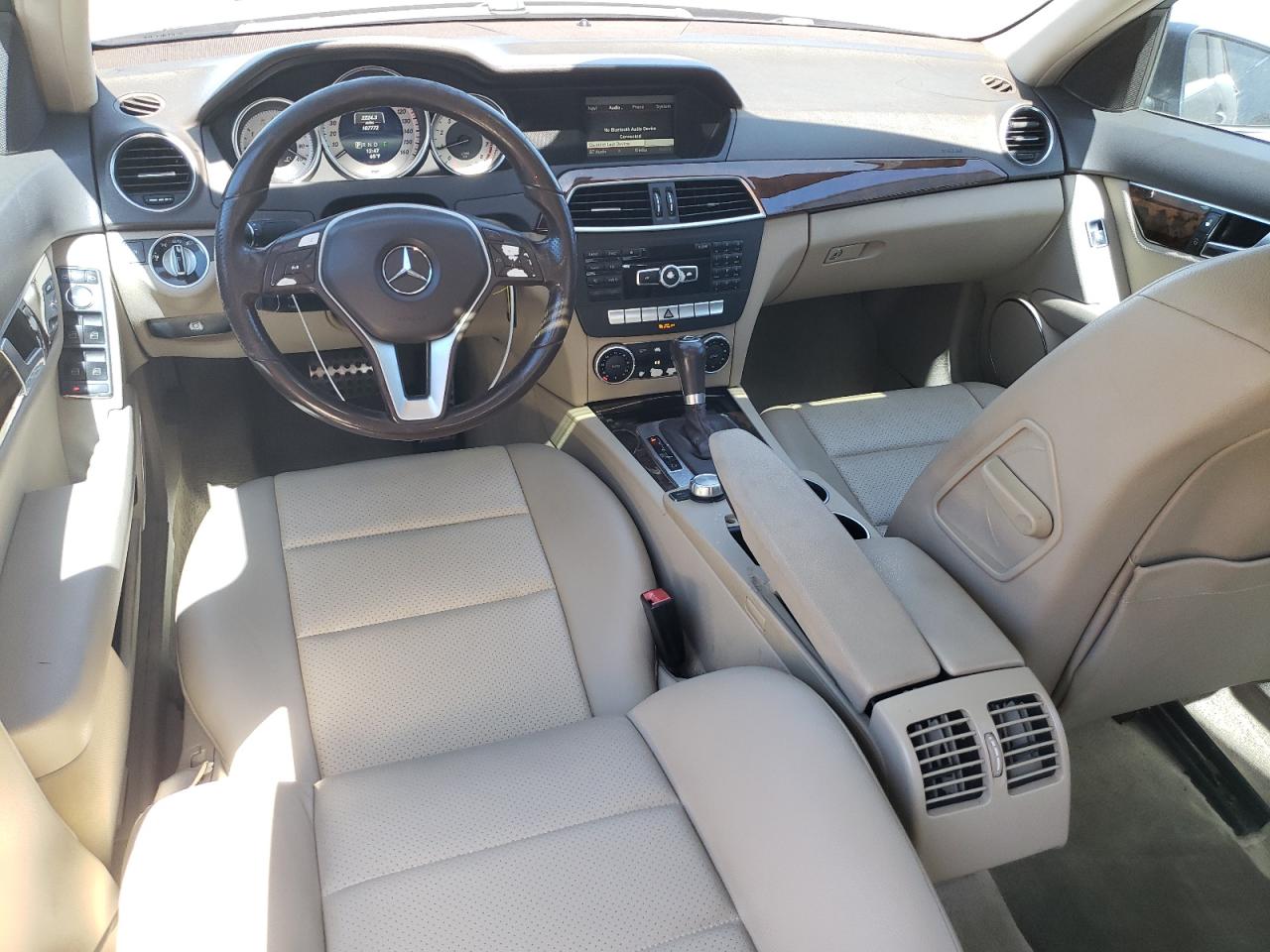 2014 Mercedes-Benz C-klasse VIN WDDGF4HB3EA959281 Copart auction photo, front end damage thumbnail 8
