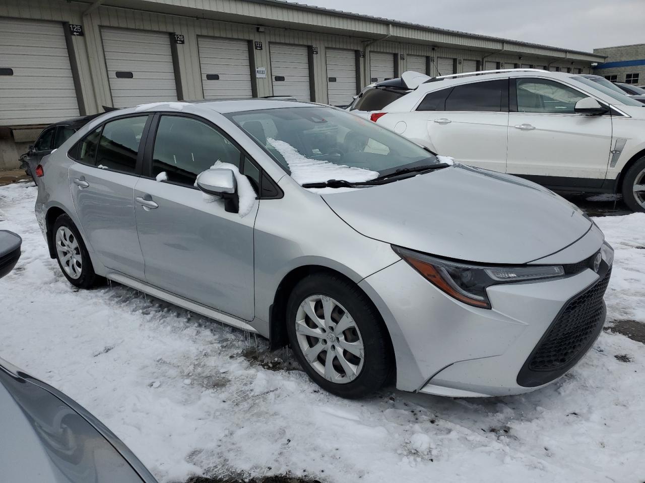 2020 Toyota Corolla VIN JTDEPRAEXLJ093558 Copart auction photo, water/flood damage thumbnail 4