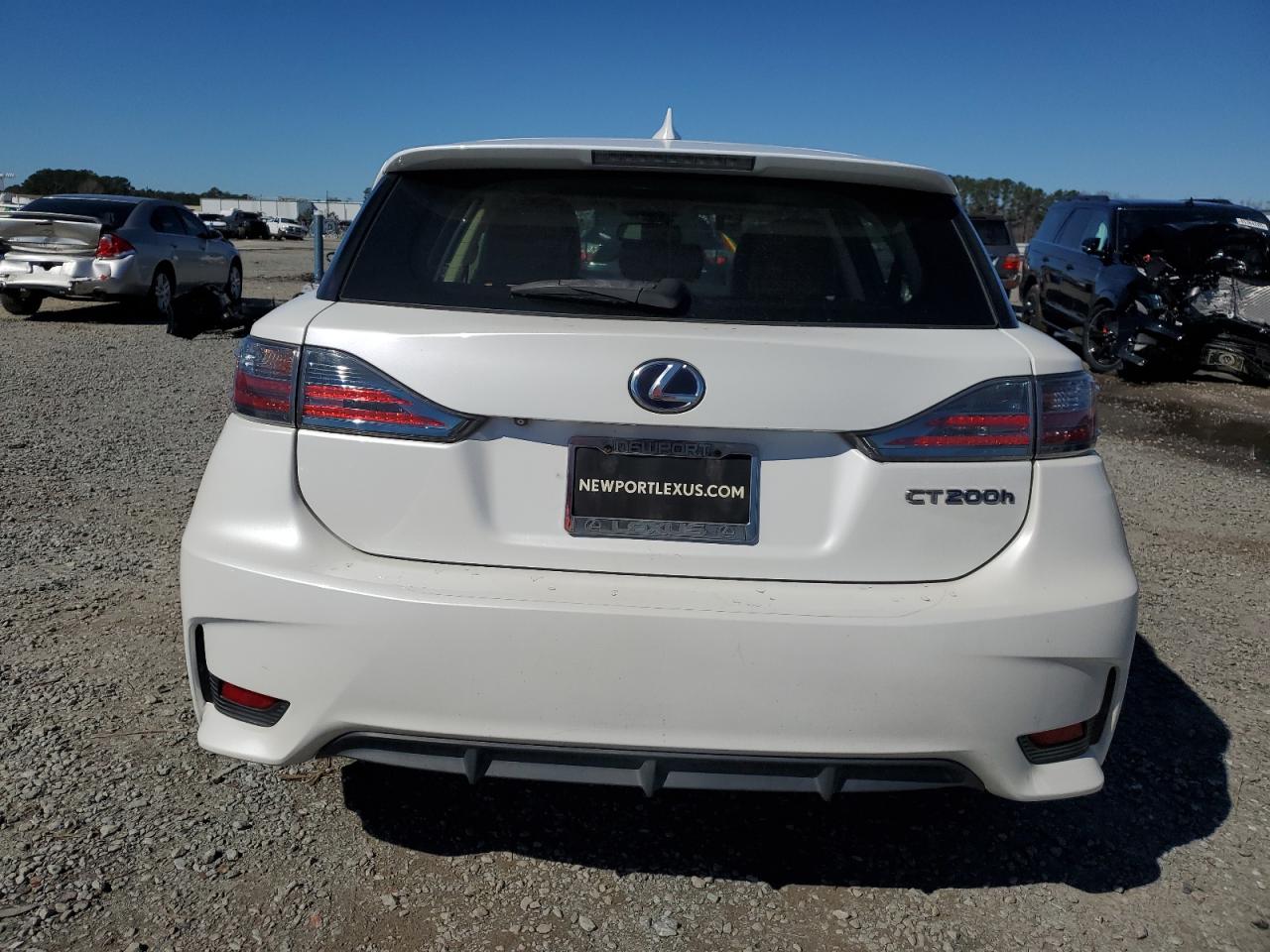 2014 Lexus CT VIN JTHKD5BH8E2191755 Copart auction photo, mechanical damage thumbnail 6